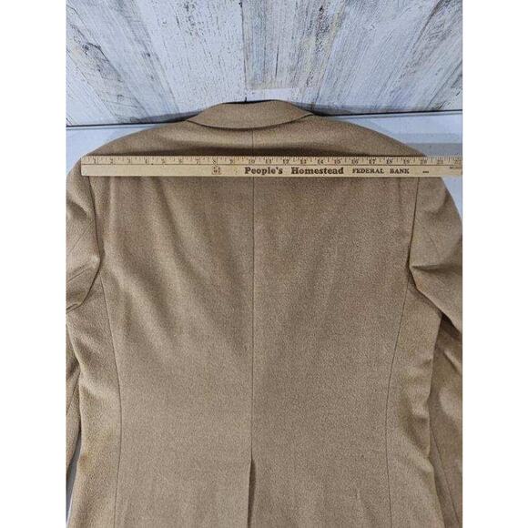 Kingsridge The Toggery Mens Blazer Approx Size 42 100% Camel Hair Vintage READ - Picture 12 of 15